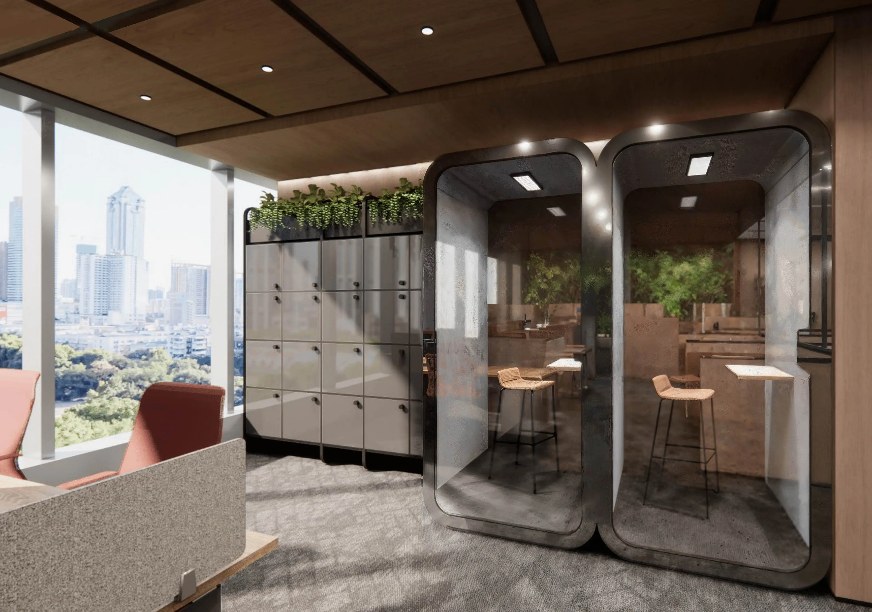 Phone booths