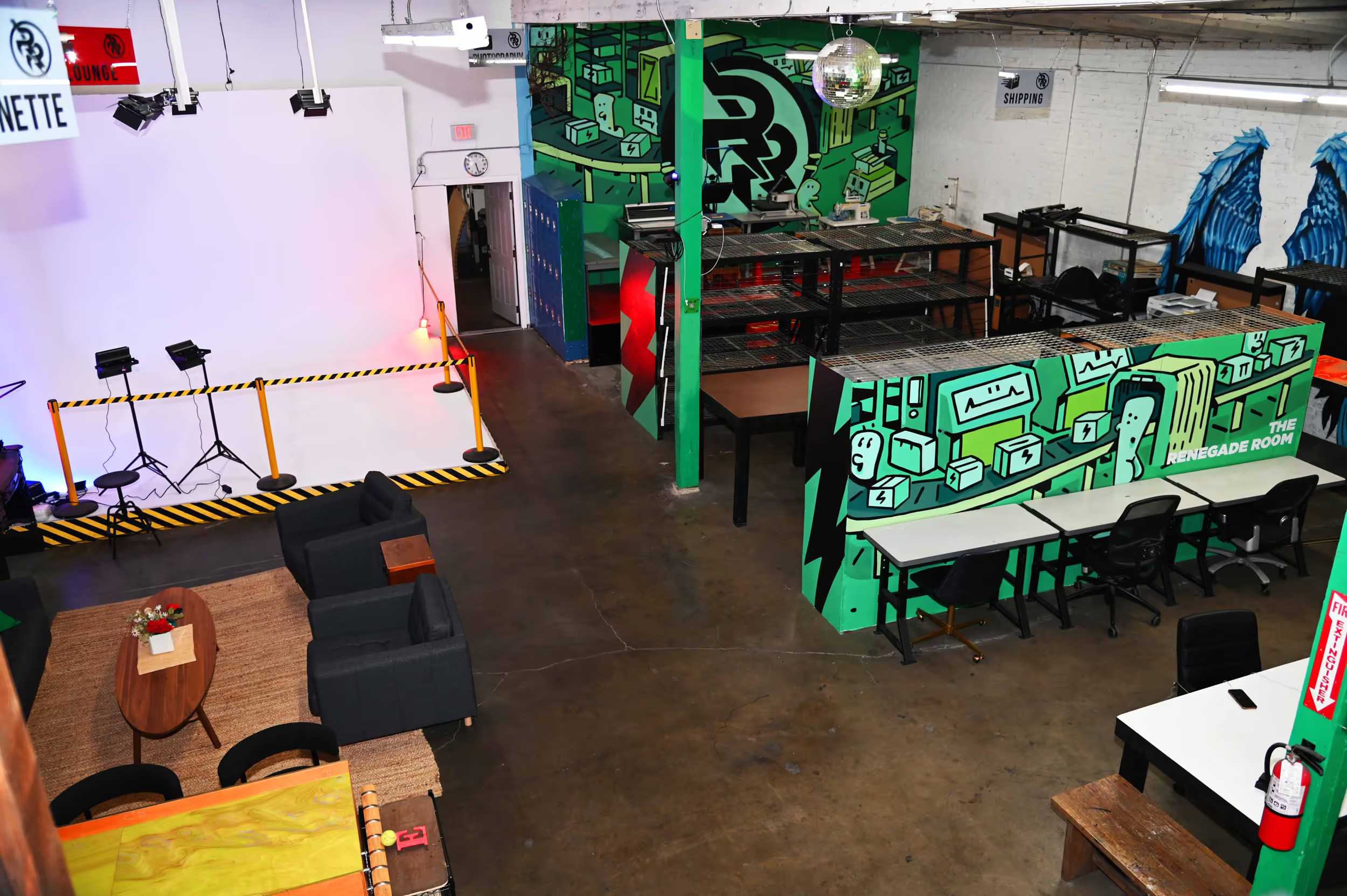 Breakout area