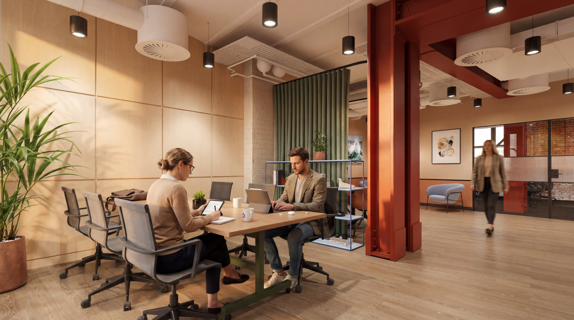 Coworking area