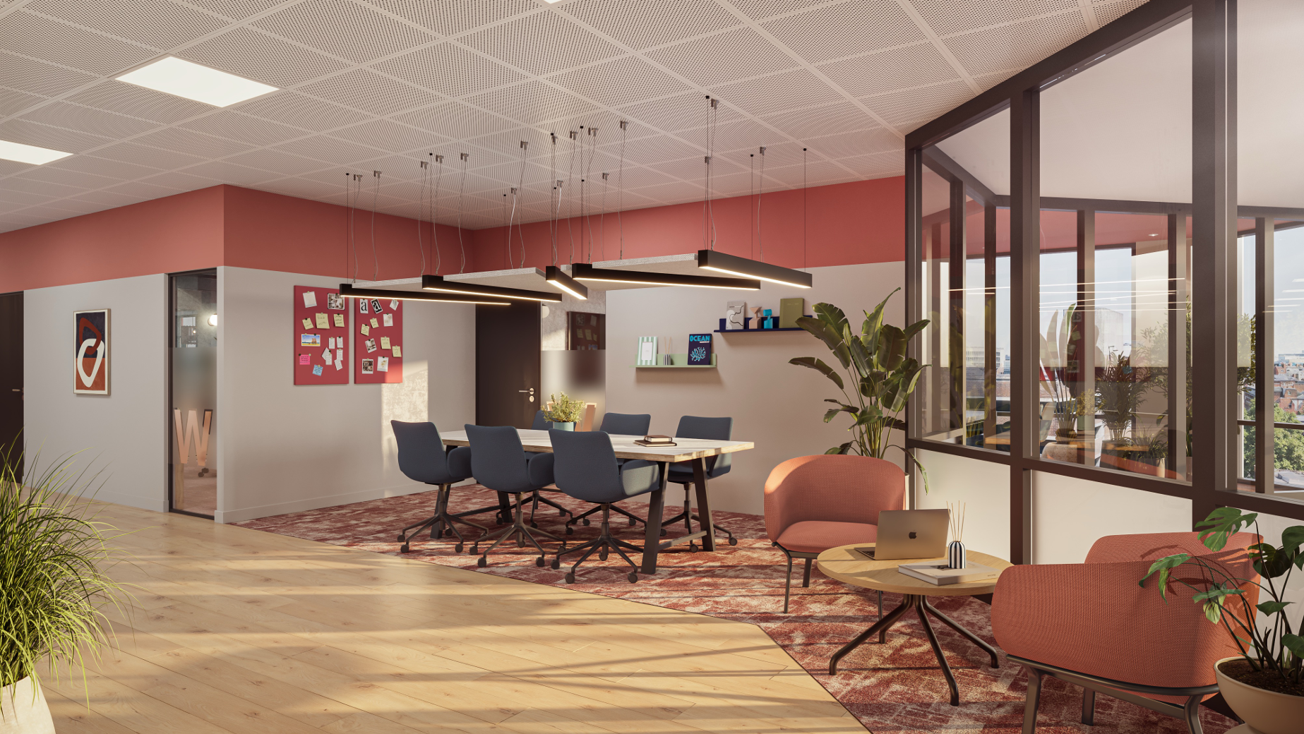 Breakout area