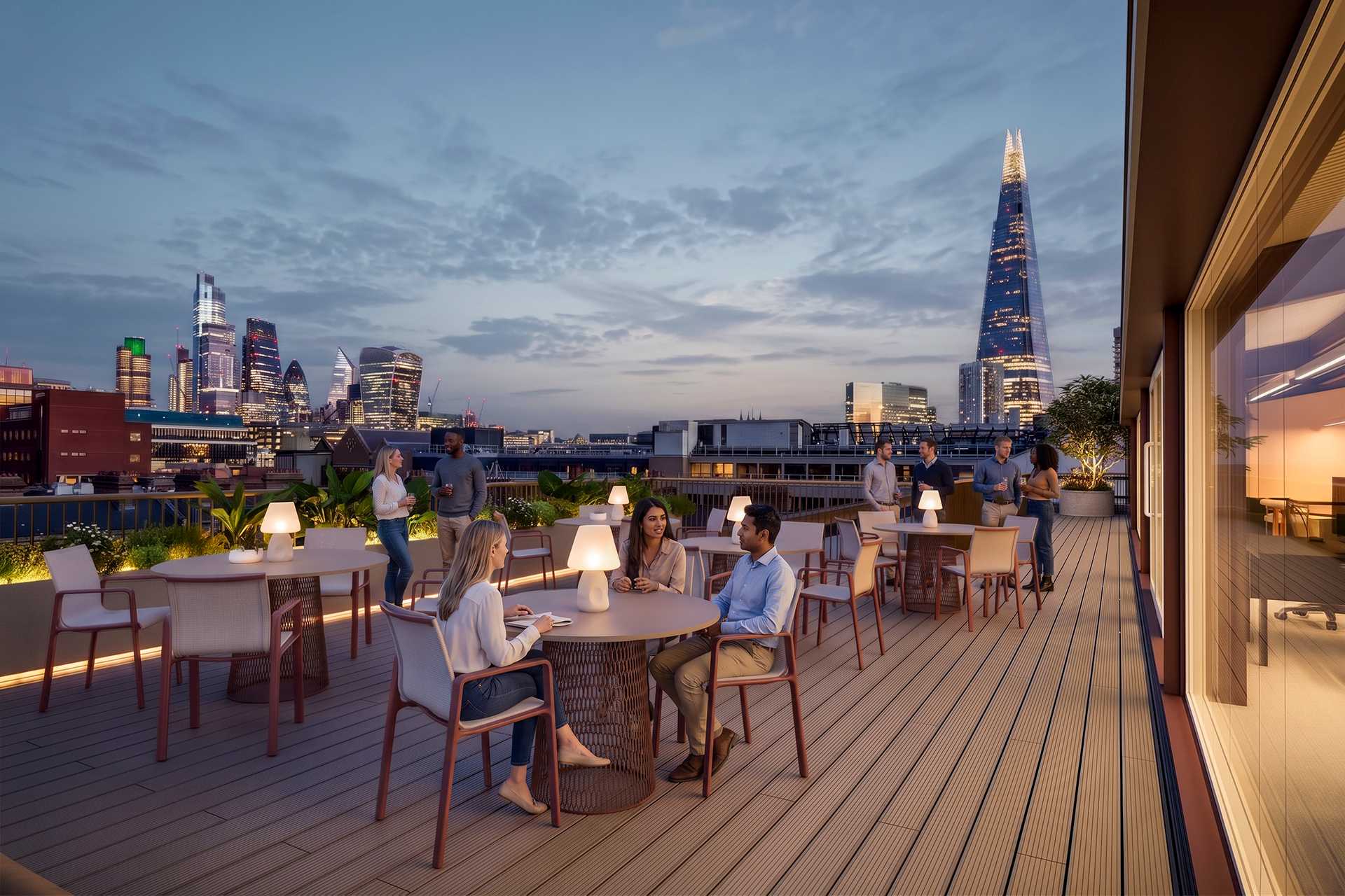 Roof terrace