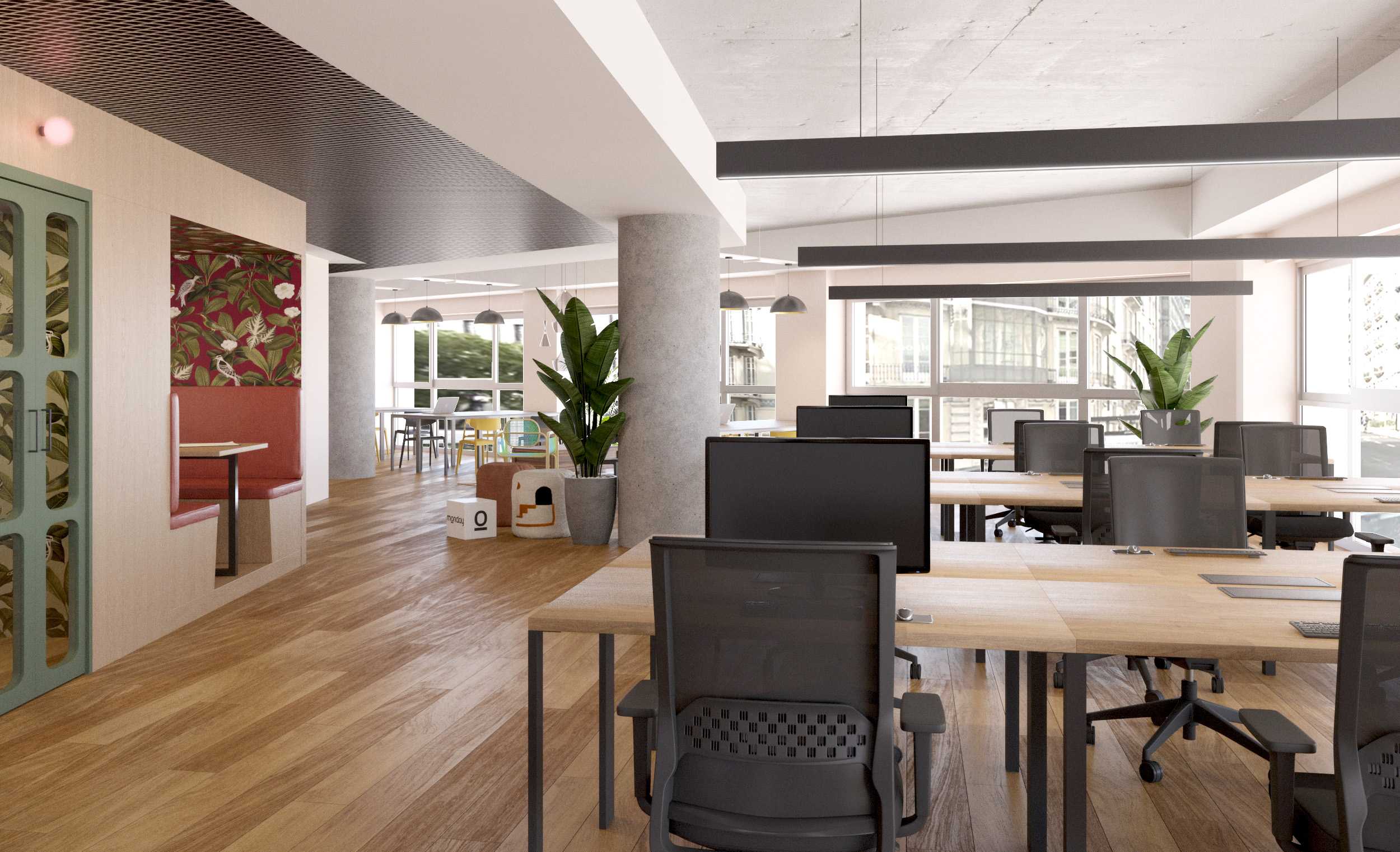 Coworking area