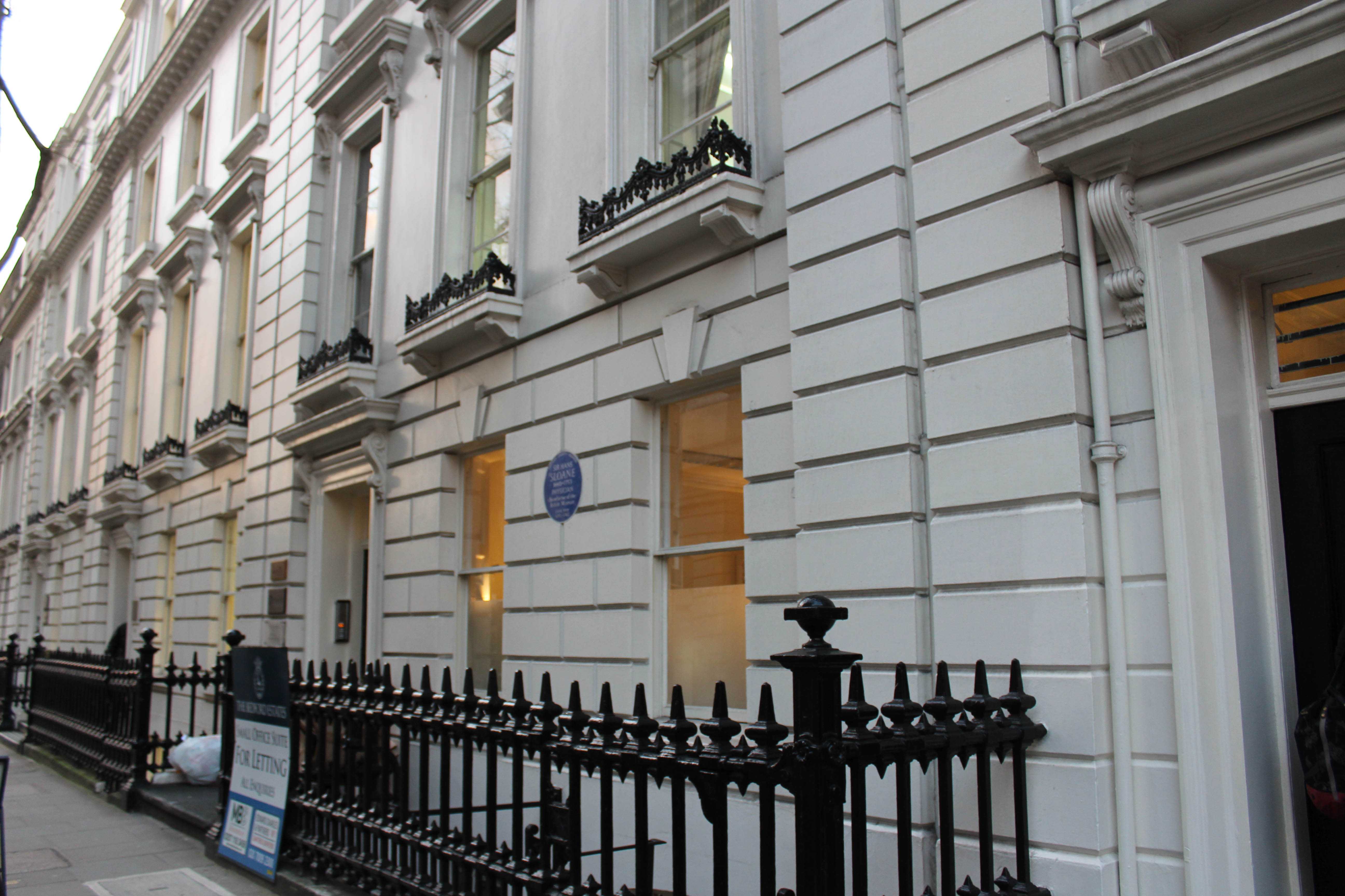 front of building