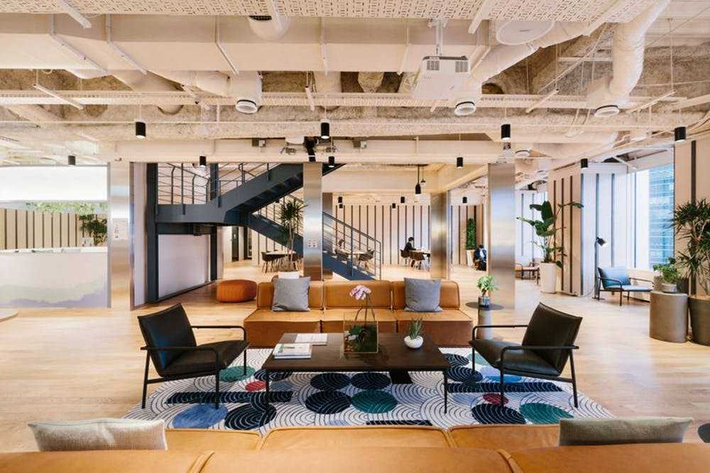 This photo shows an example of another WeWork building