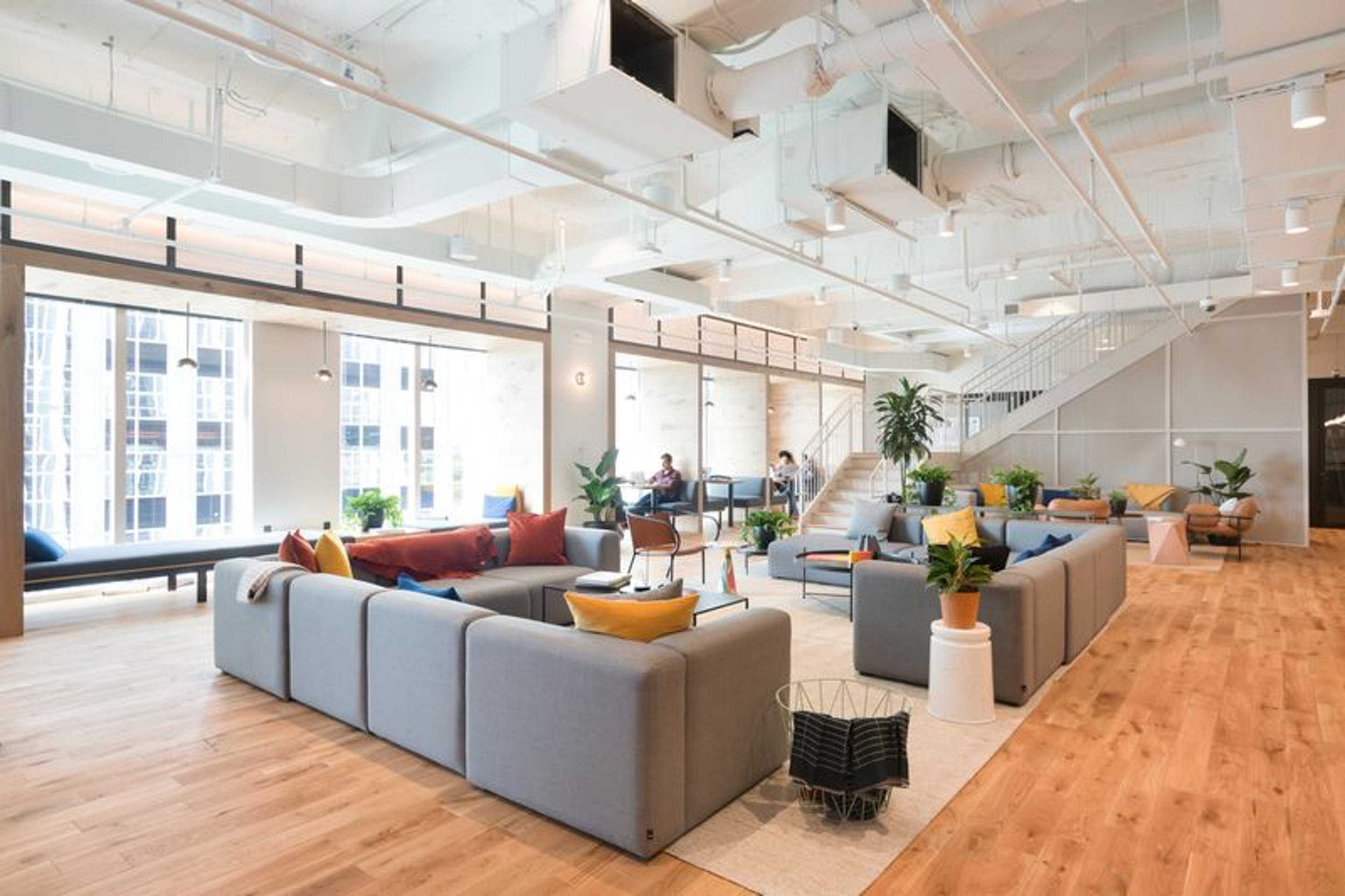 This photo shows an example of another WeWork building