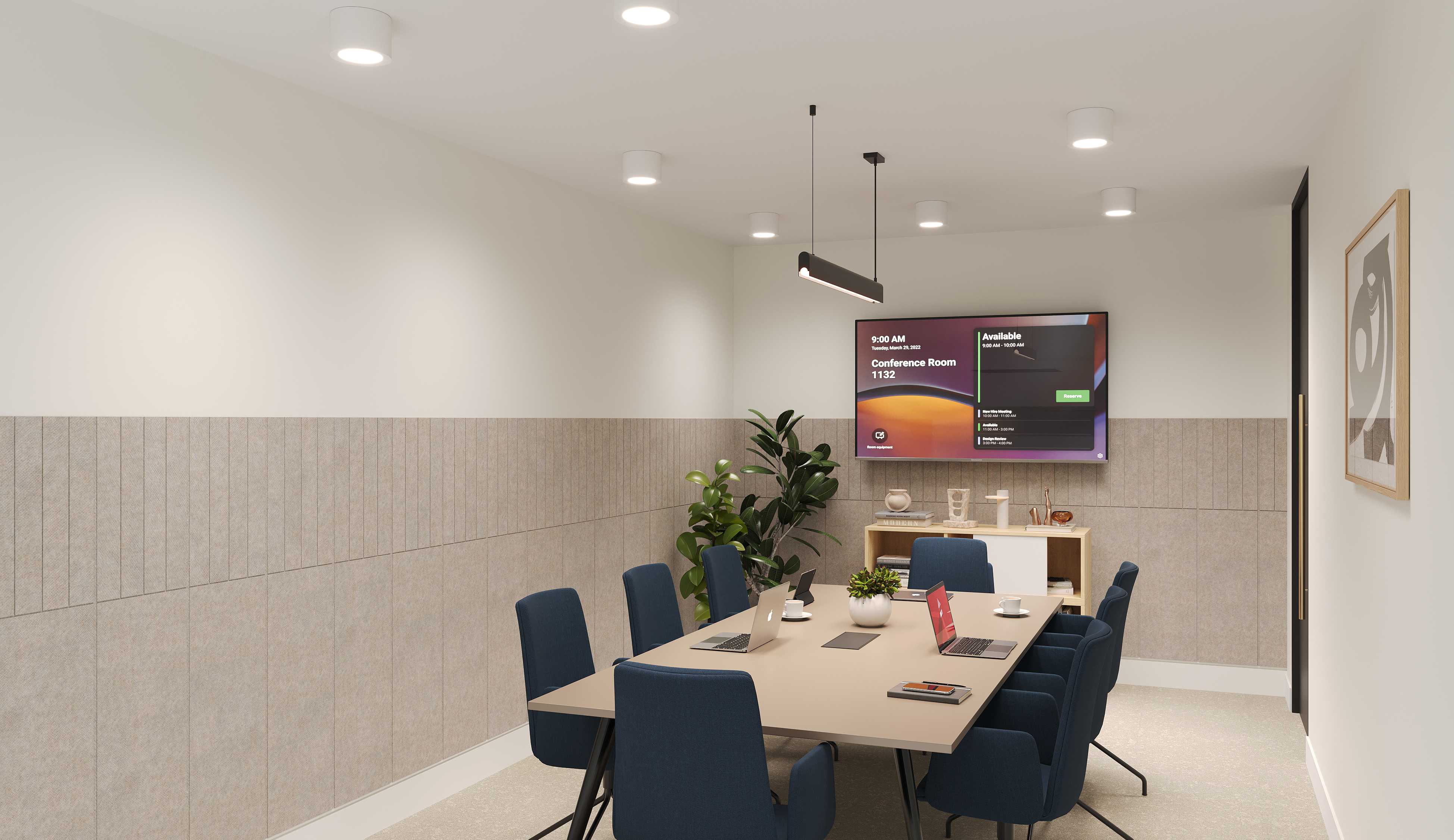 8 person meeting room