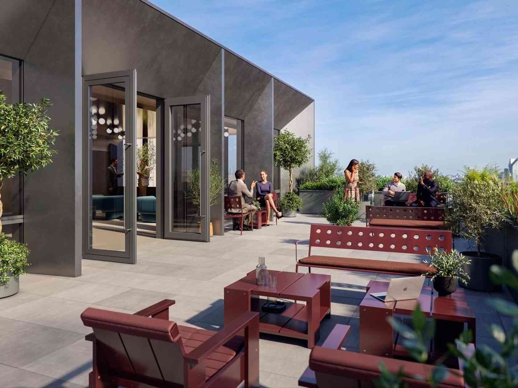 Roof terrace