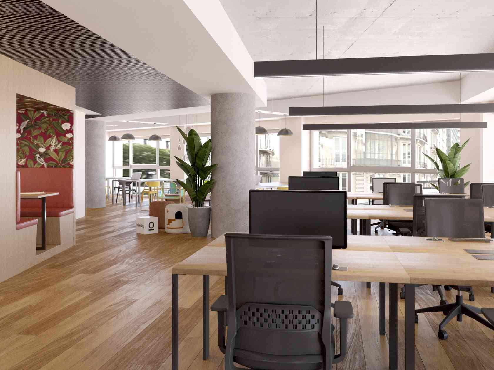 Coworking area