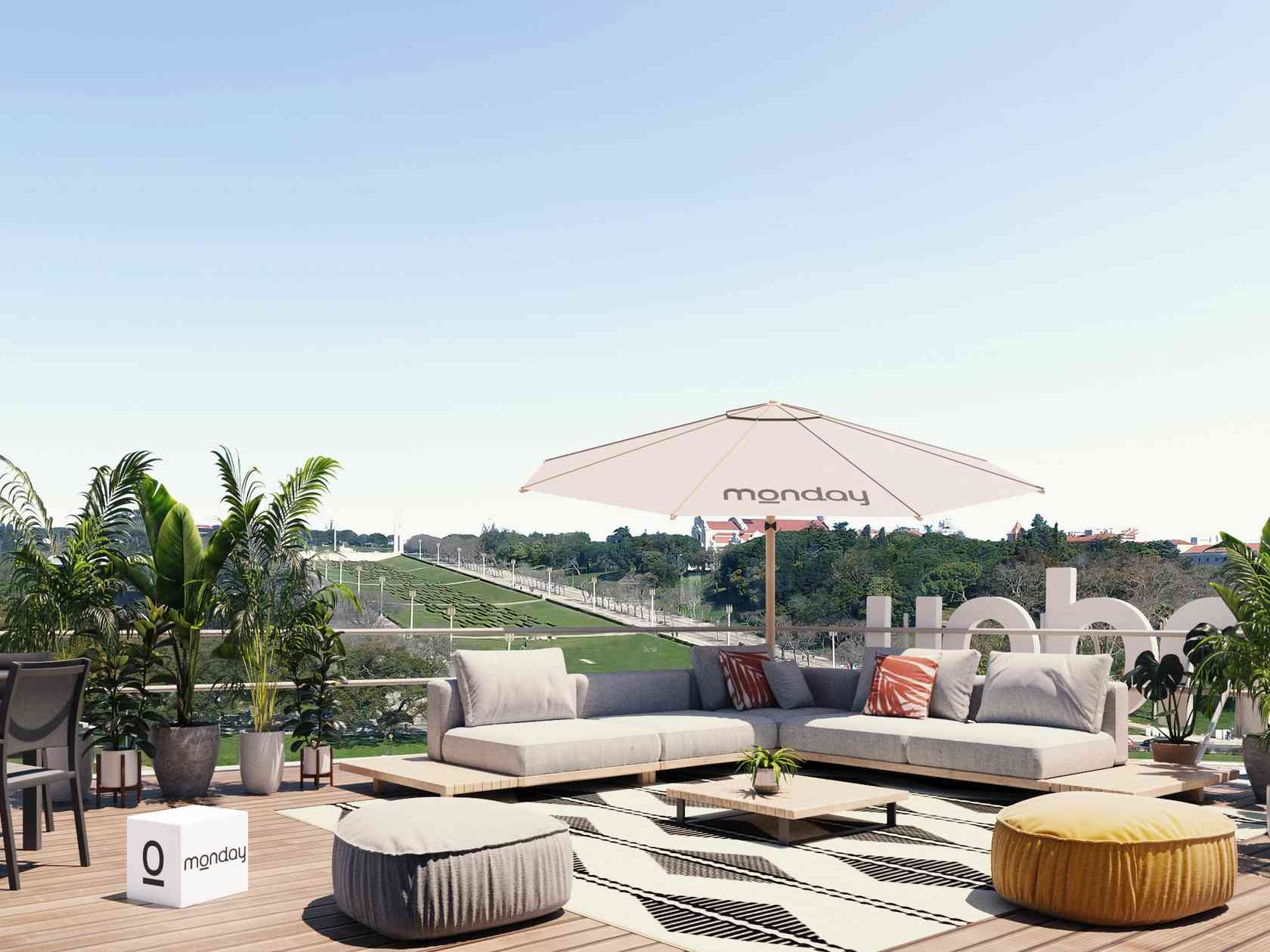 Roof terrace