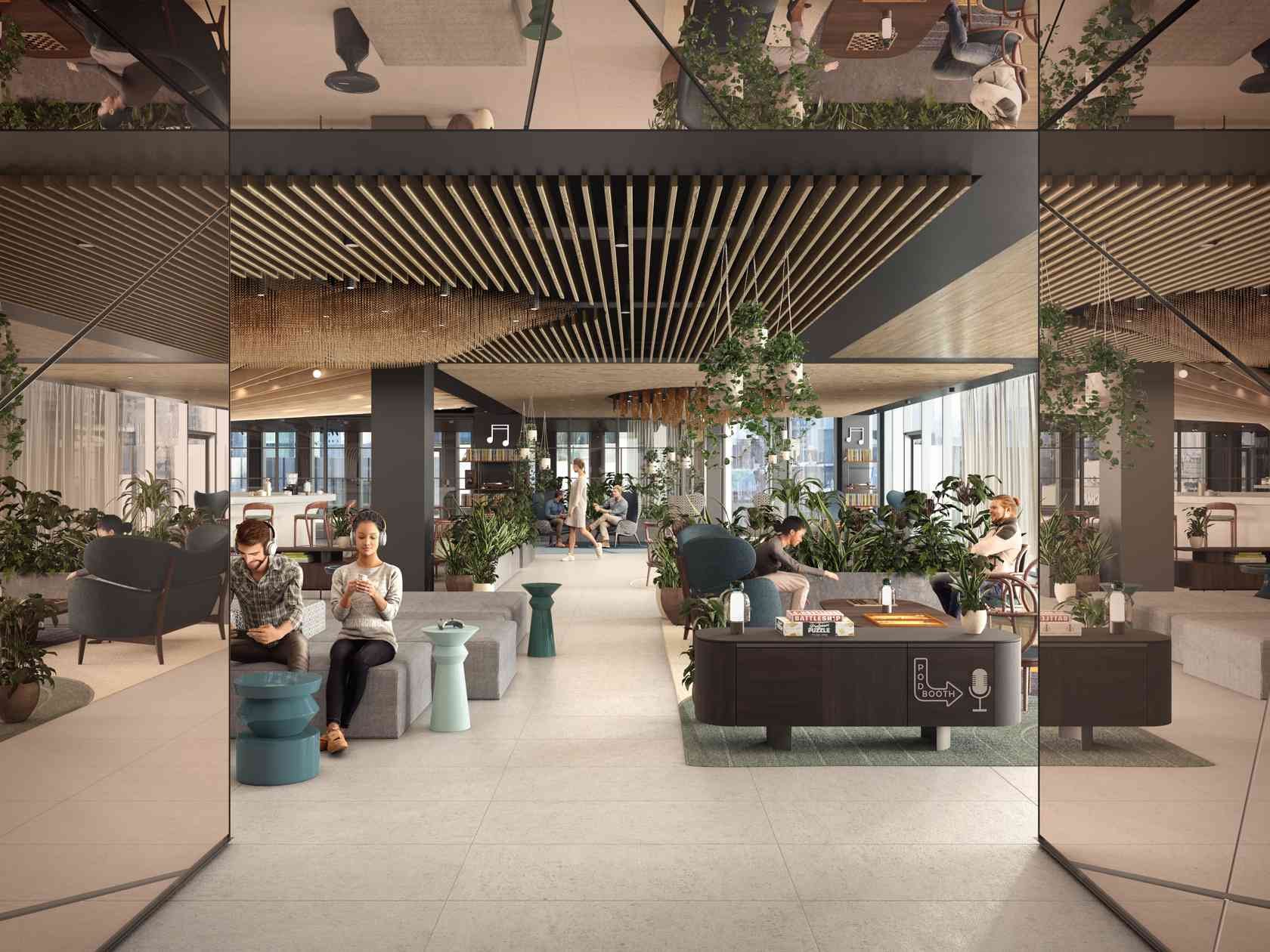 Breakout area