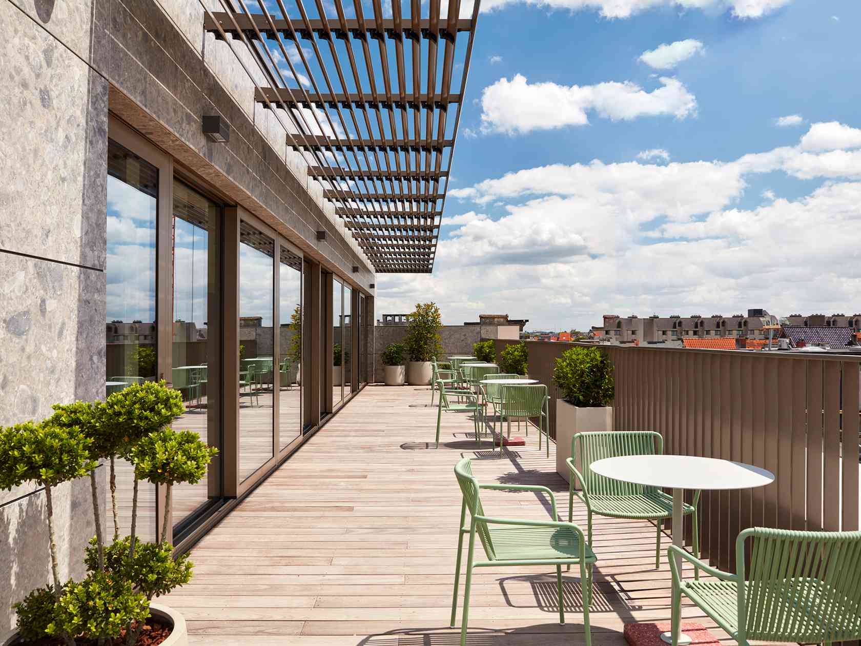Roof terrace
