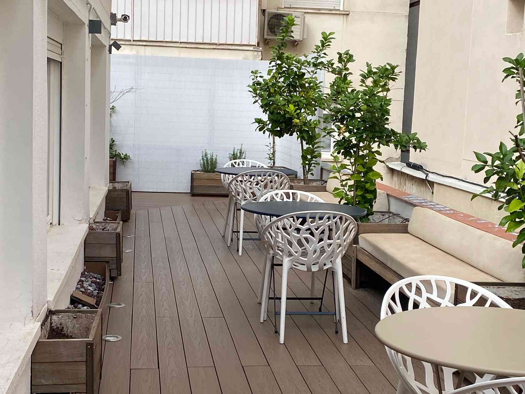 Roof terrace