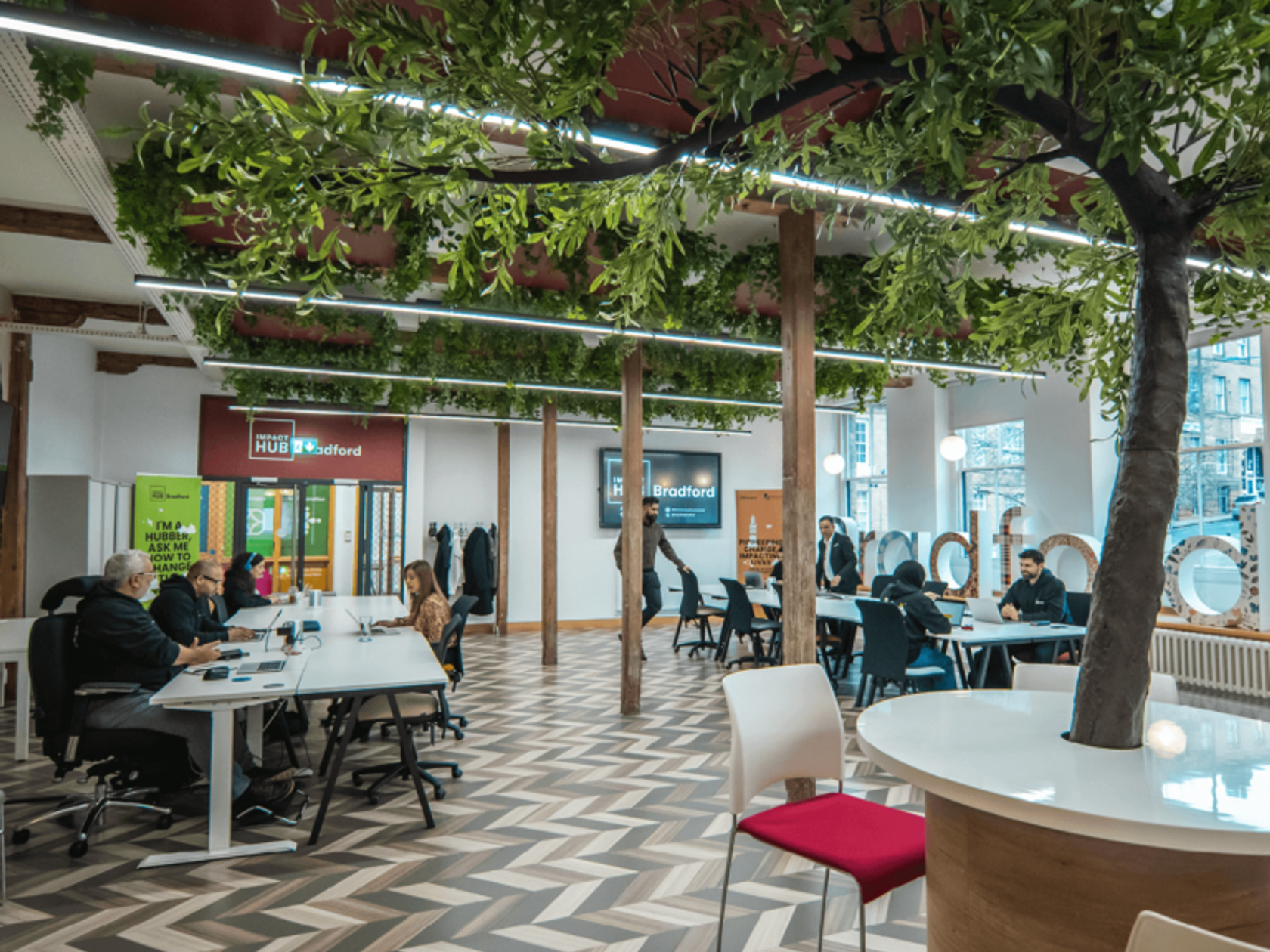 Coworking area