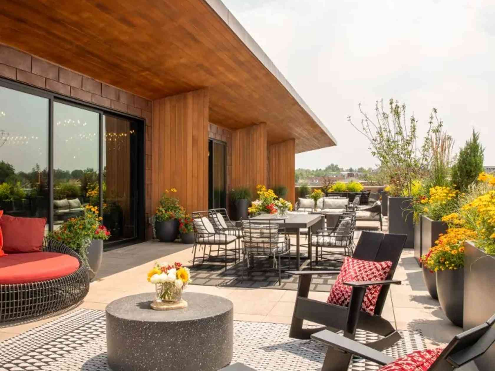 Roof terrace