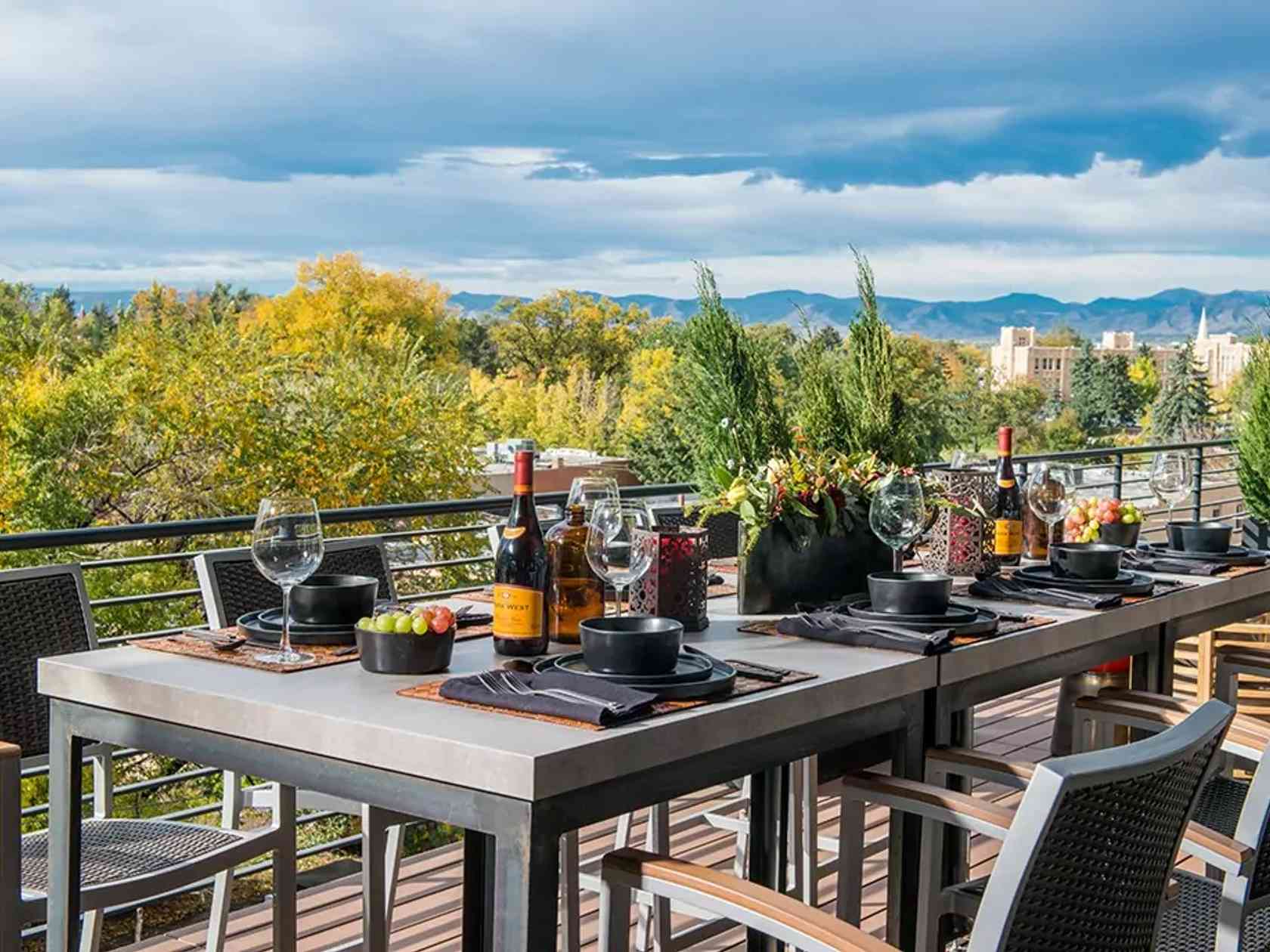 Roof terrace