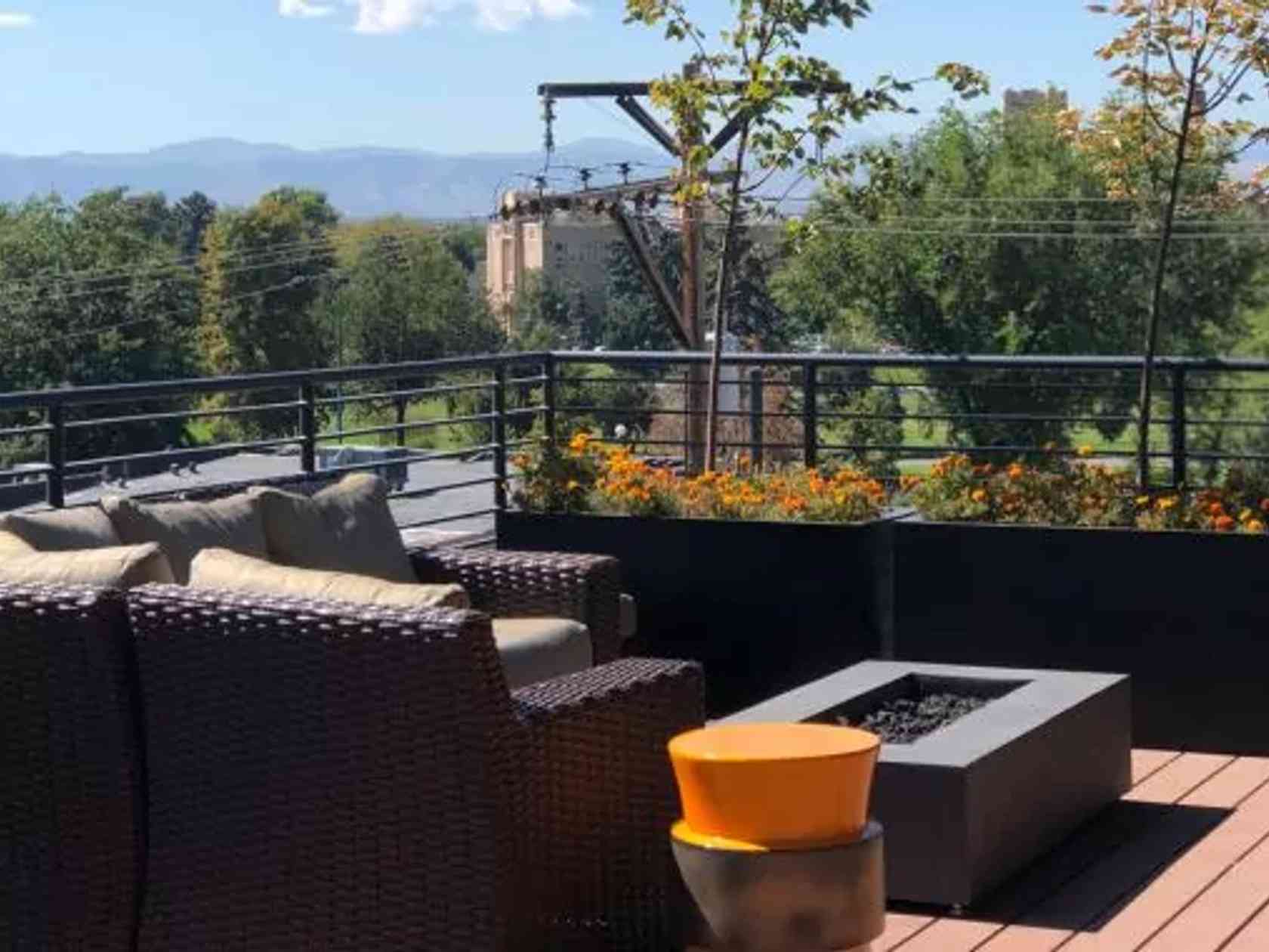 Roof terrace