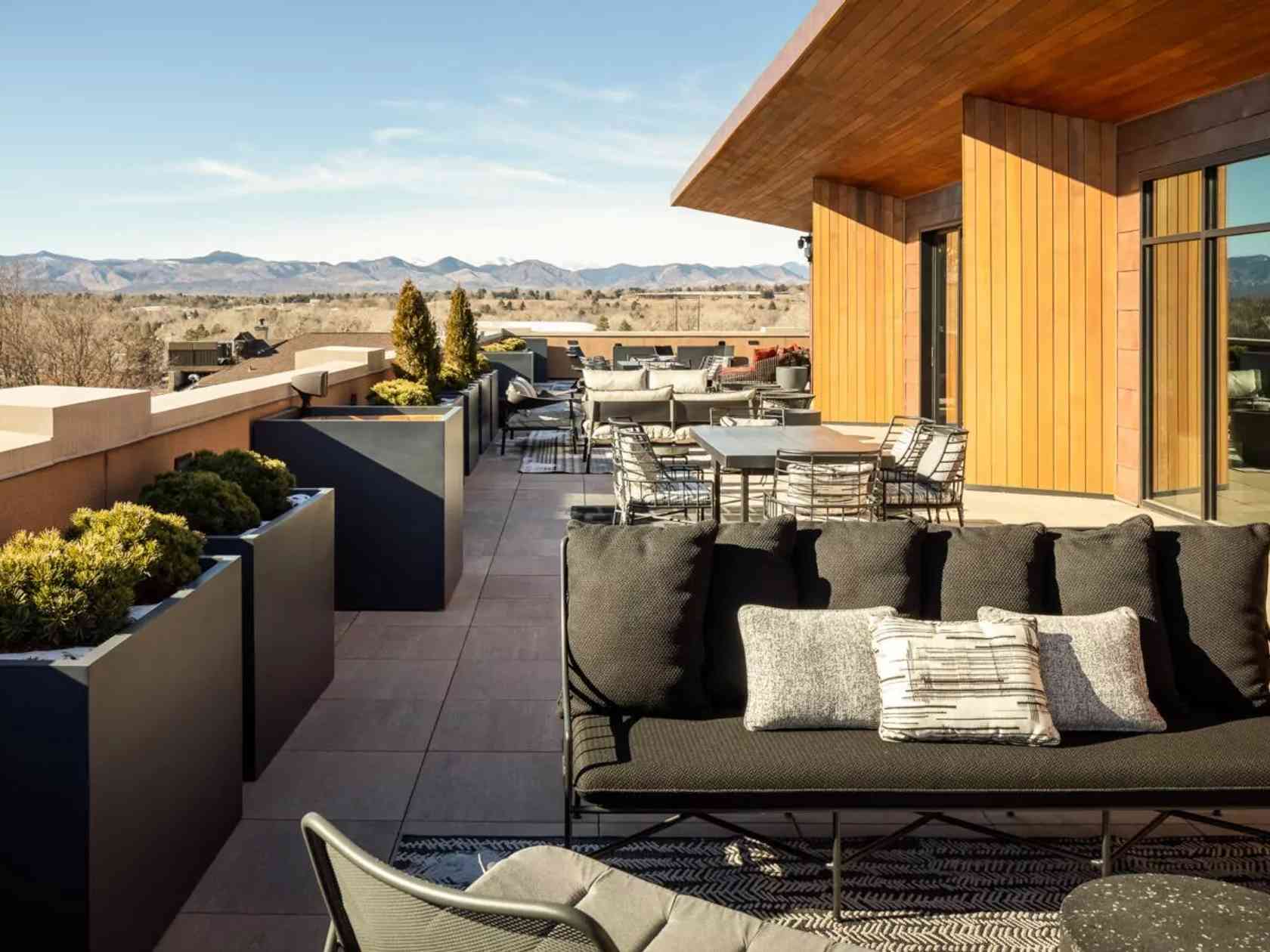 Roof terrace