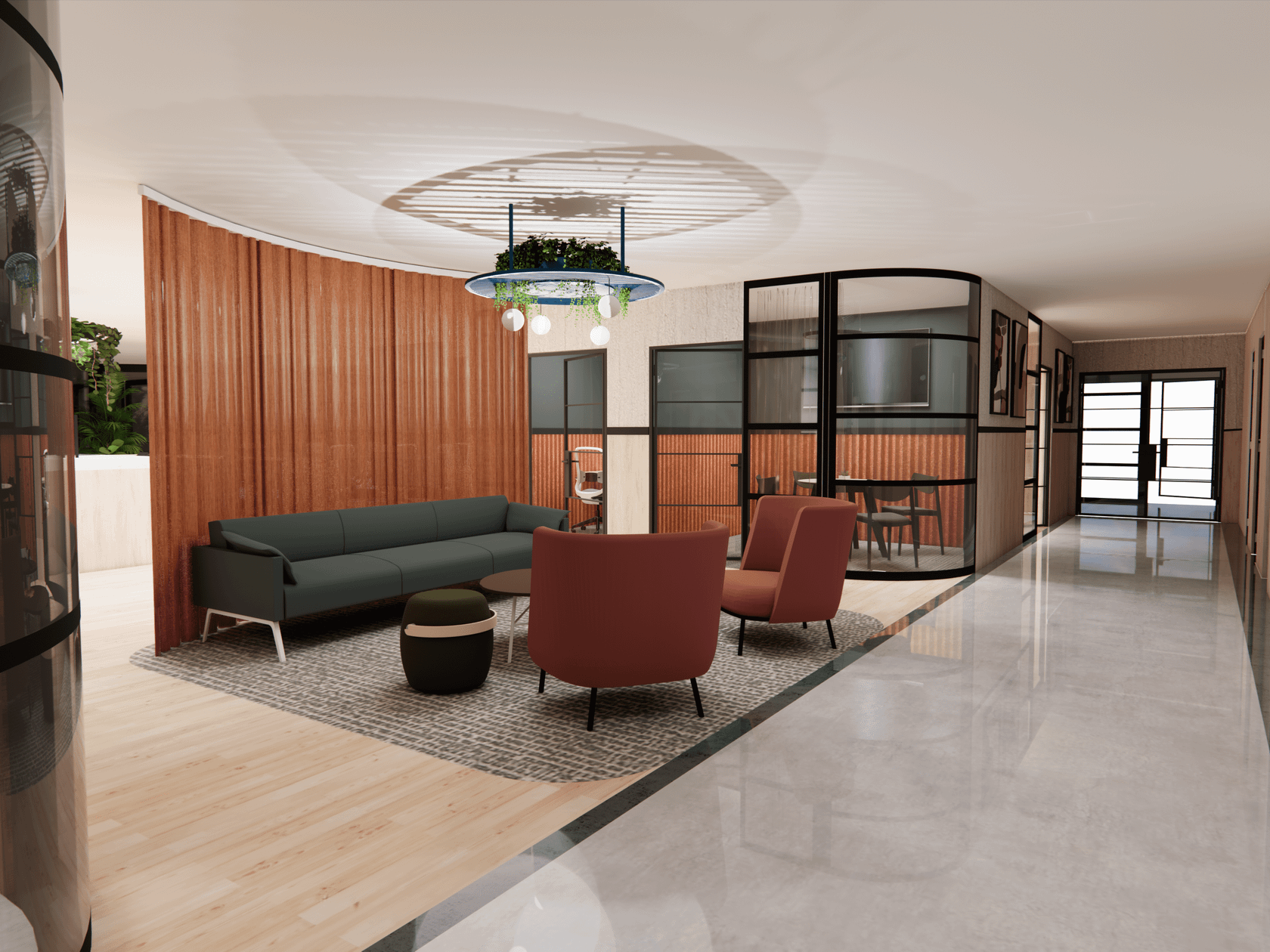 Breakout area