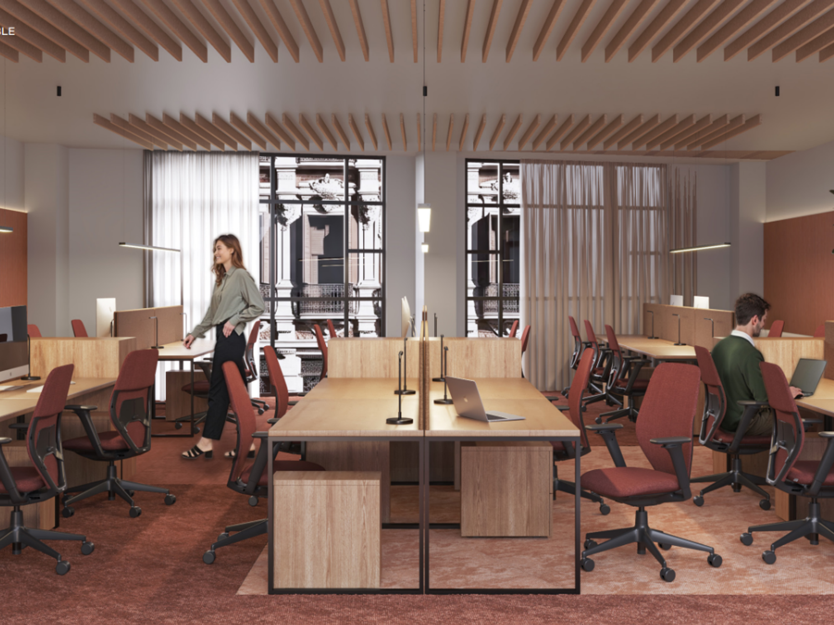 Coworking area