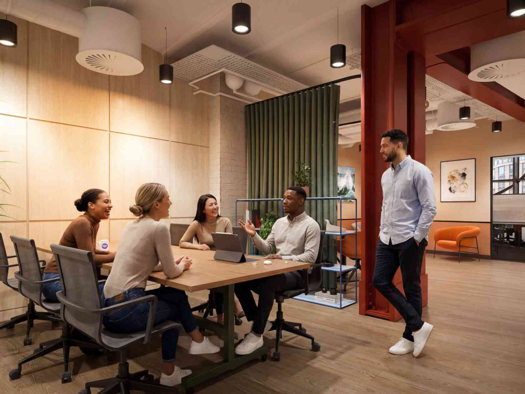 Coworking area