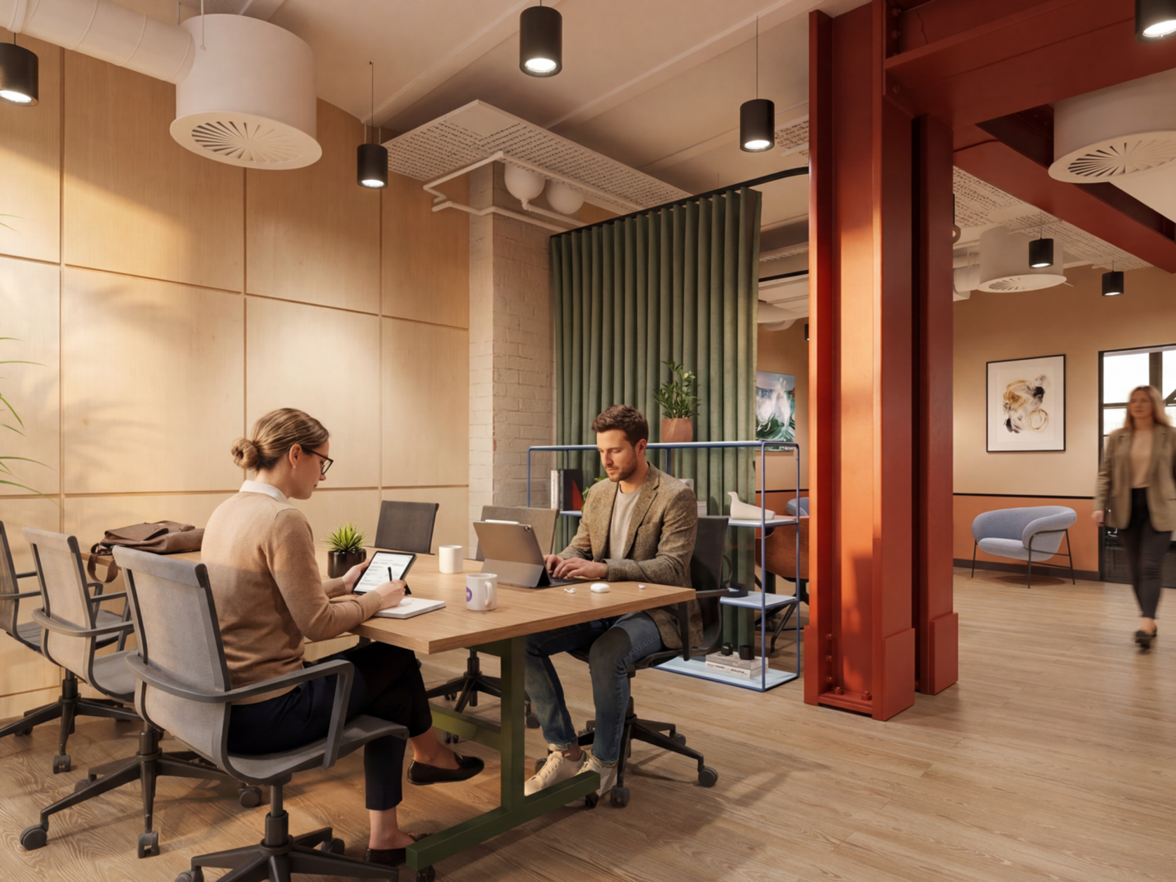 Coworking area