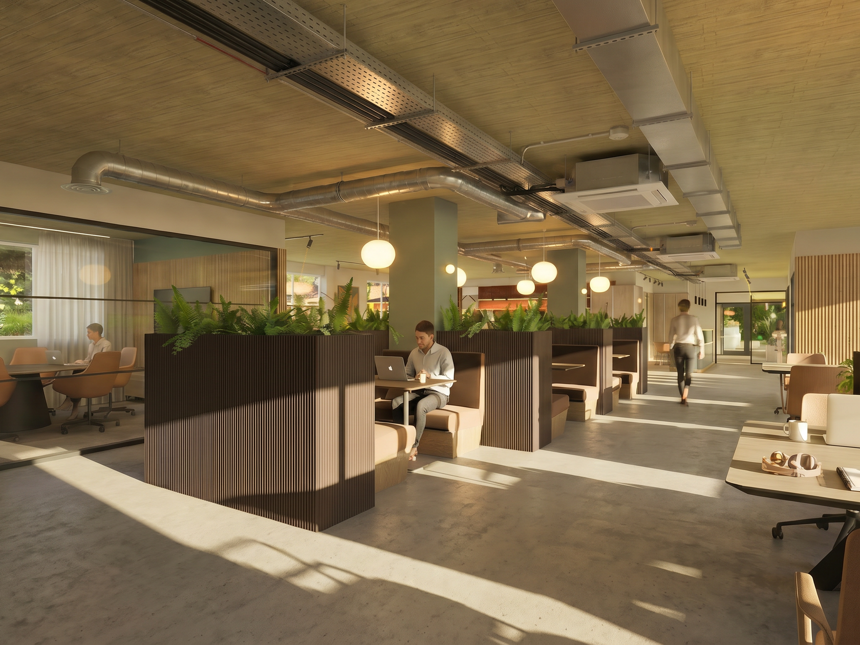 Breakout area