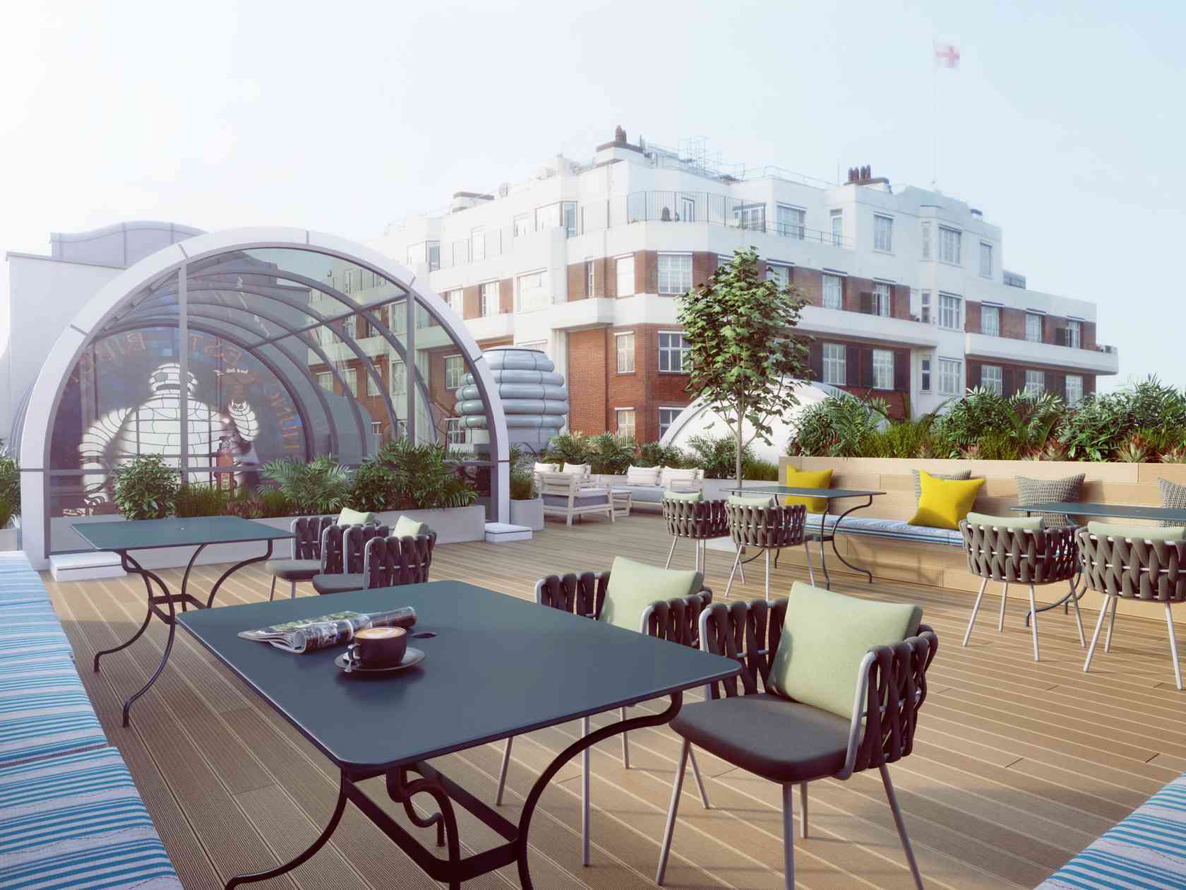 Roof terrace
