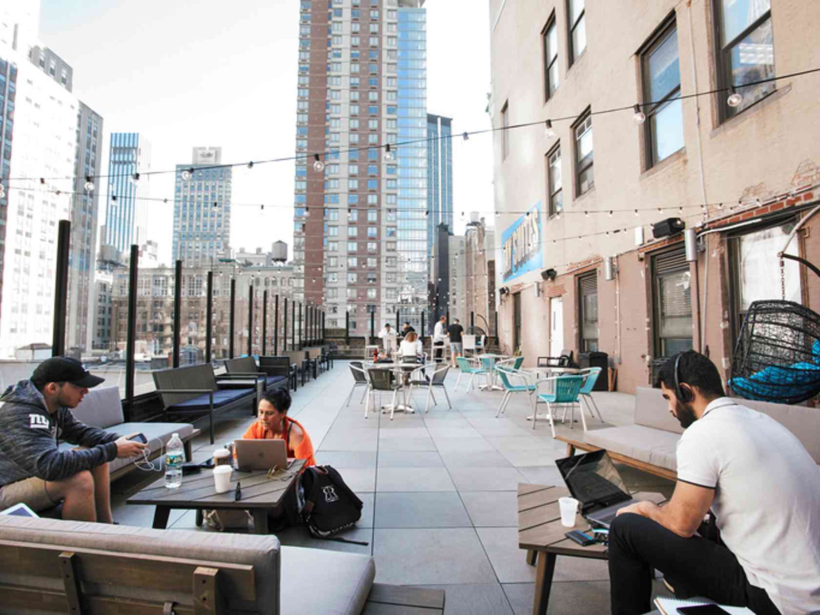 Roof terrace