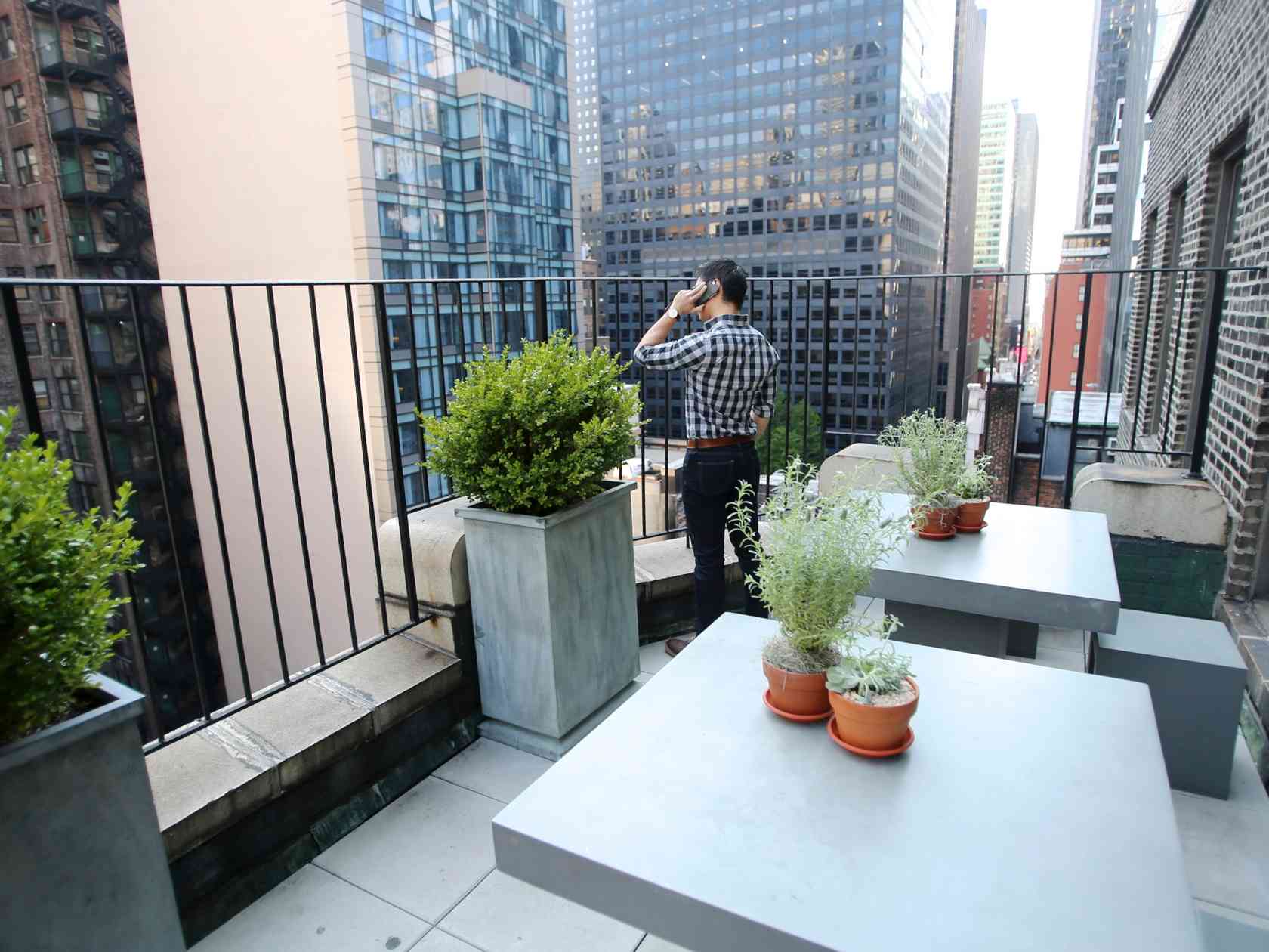 Roof terrace