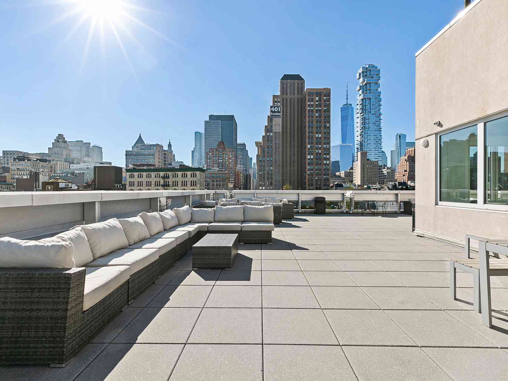 Roof terrace