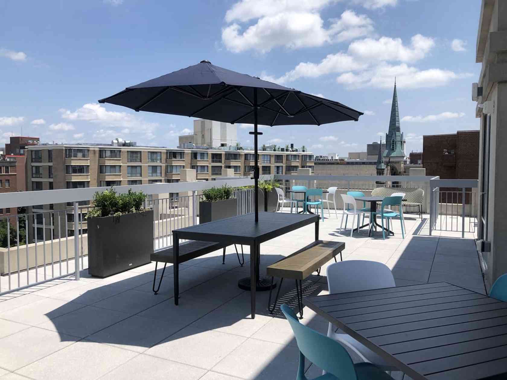 Roof terrace