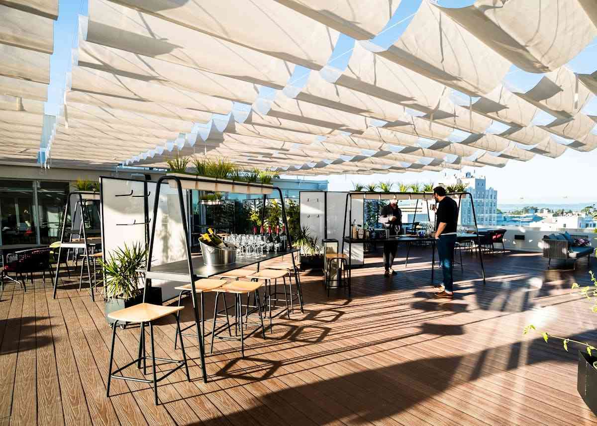 Roof terrace