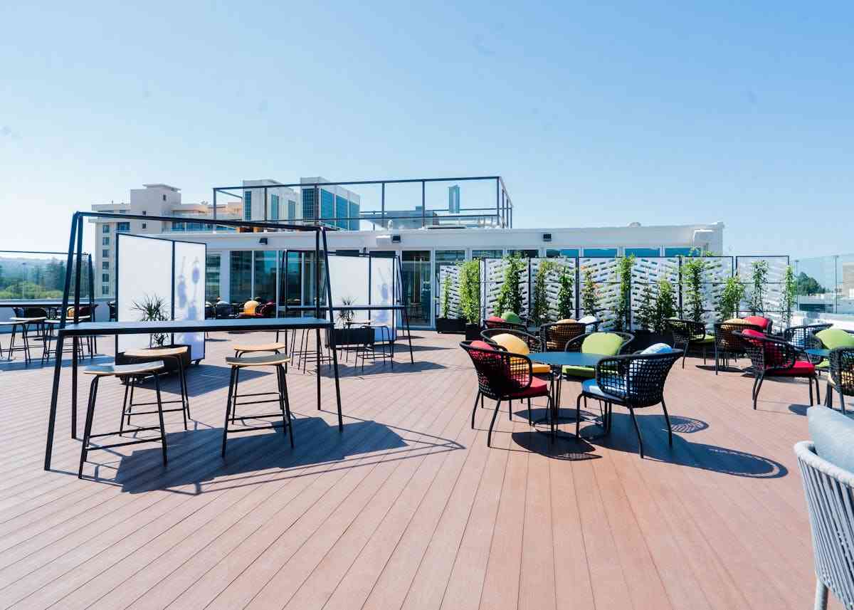 Roof terrace