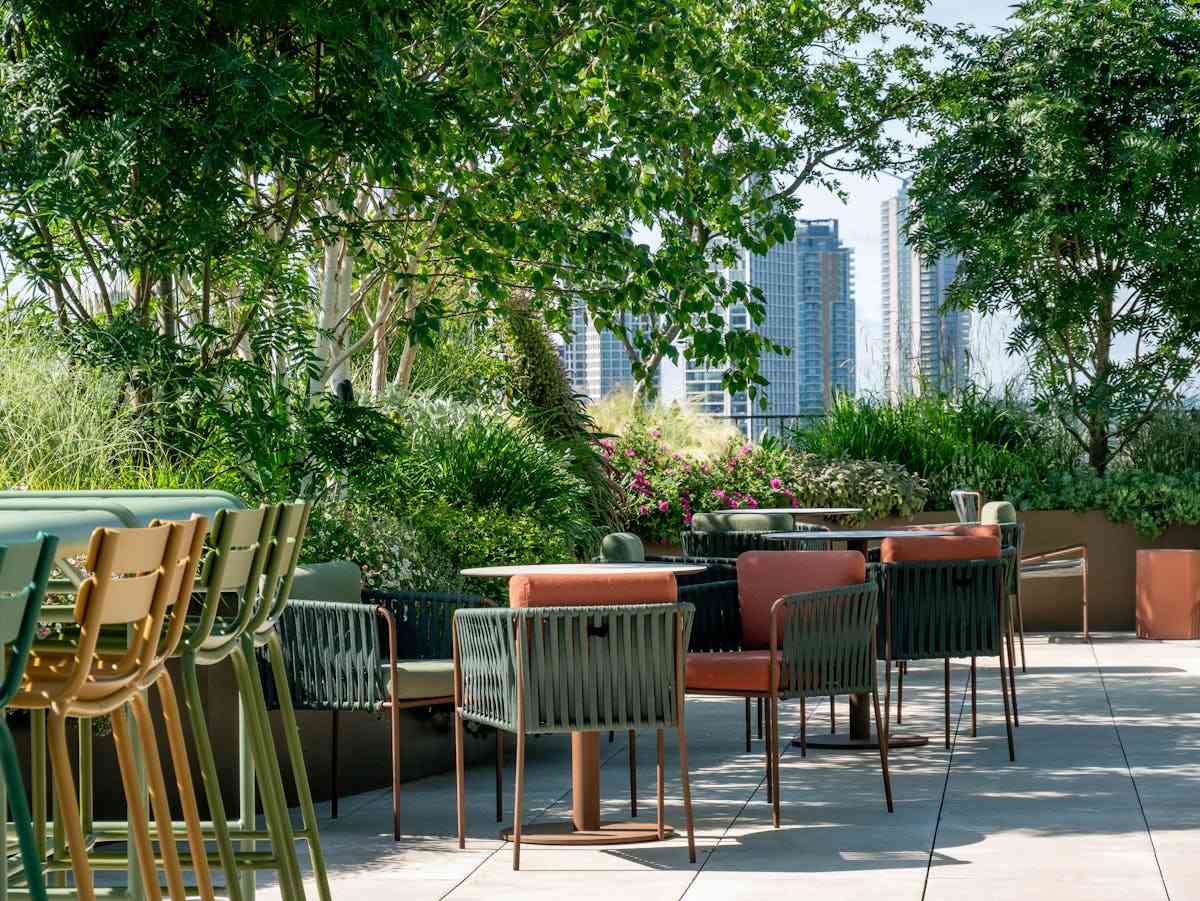 Roof terrace