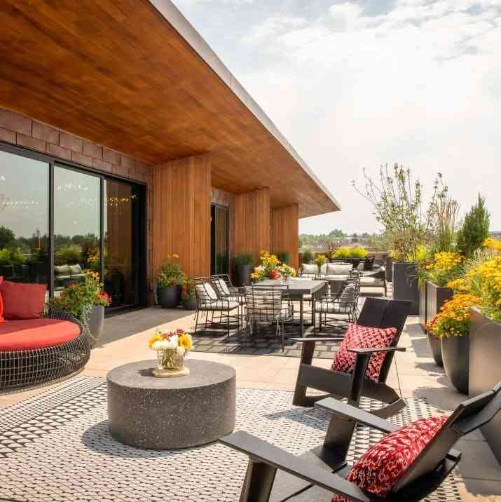 Roof terrace
