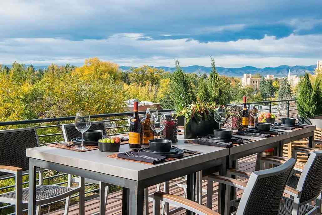 Roof terrace