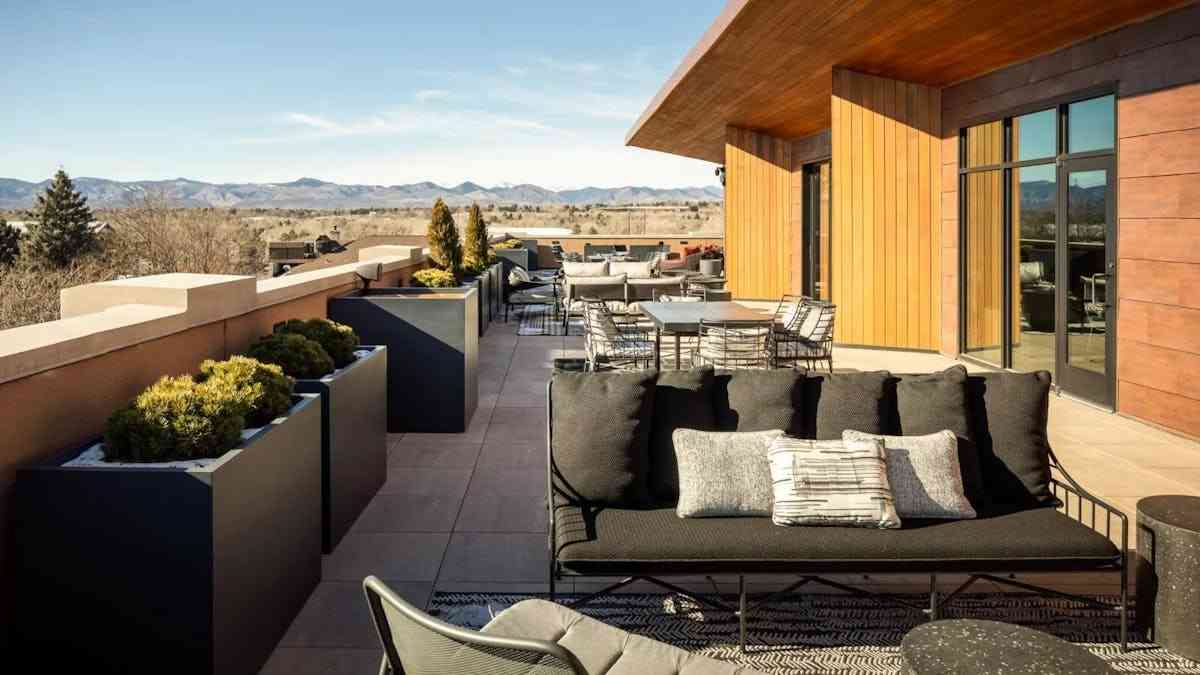 Roof terrace