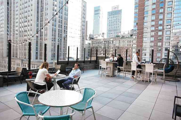 Roof terrace