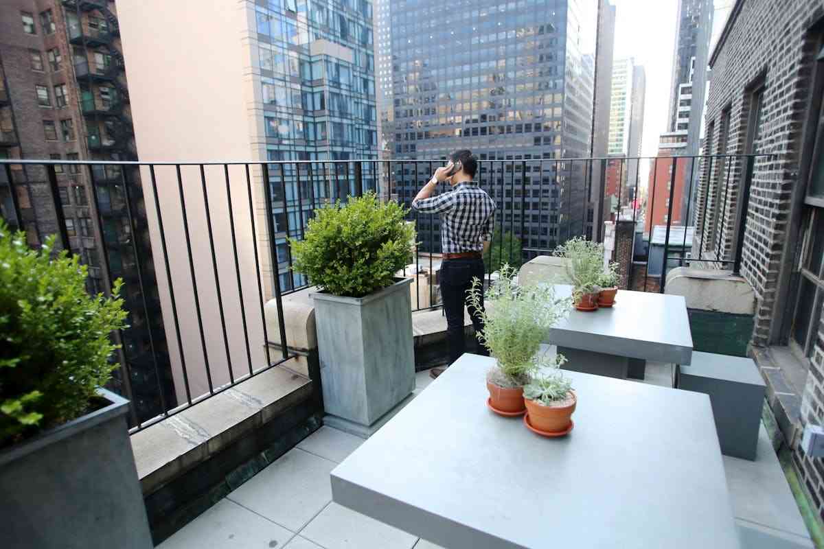 Roof terrace