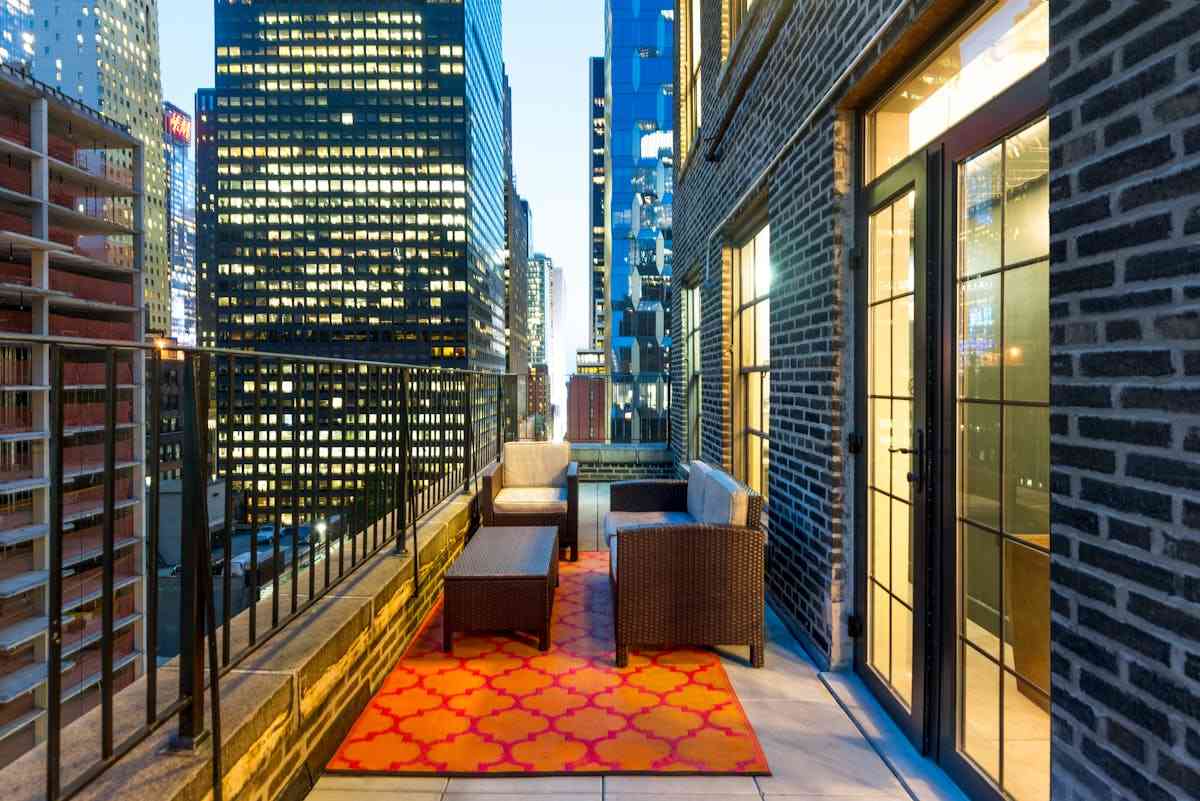 Roof terrace