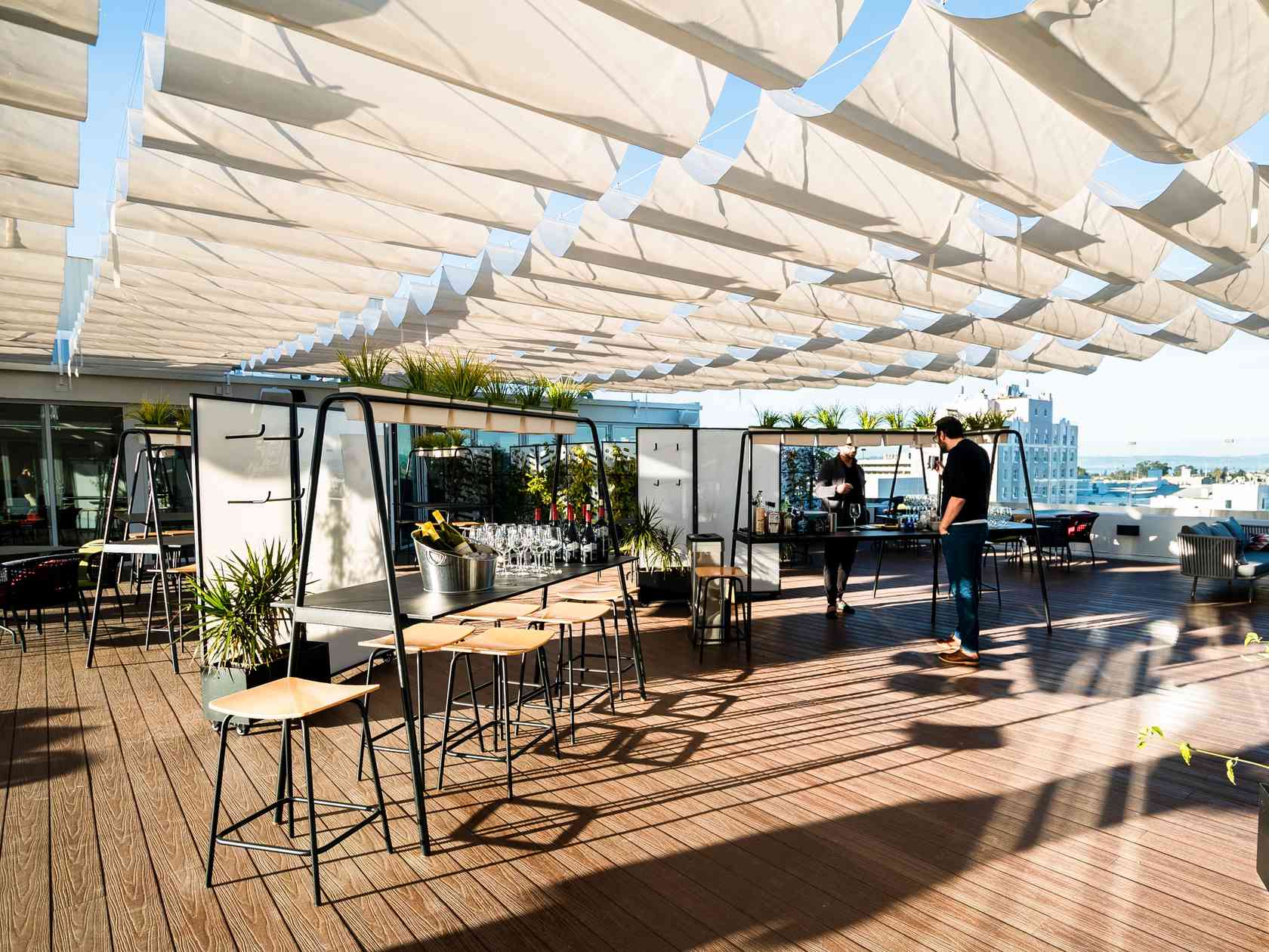 Roof terrace