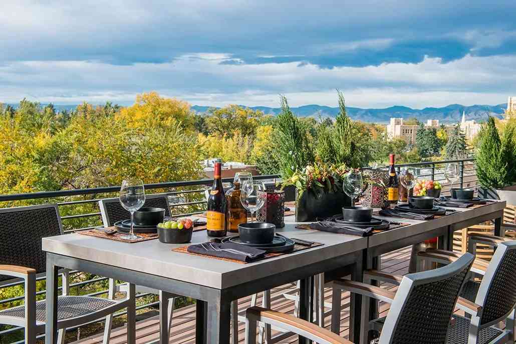 Roof terrace