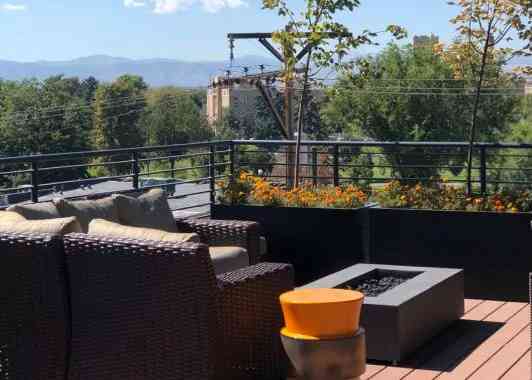 Roof terrace
