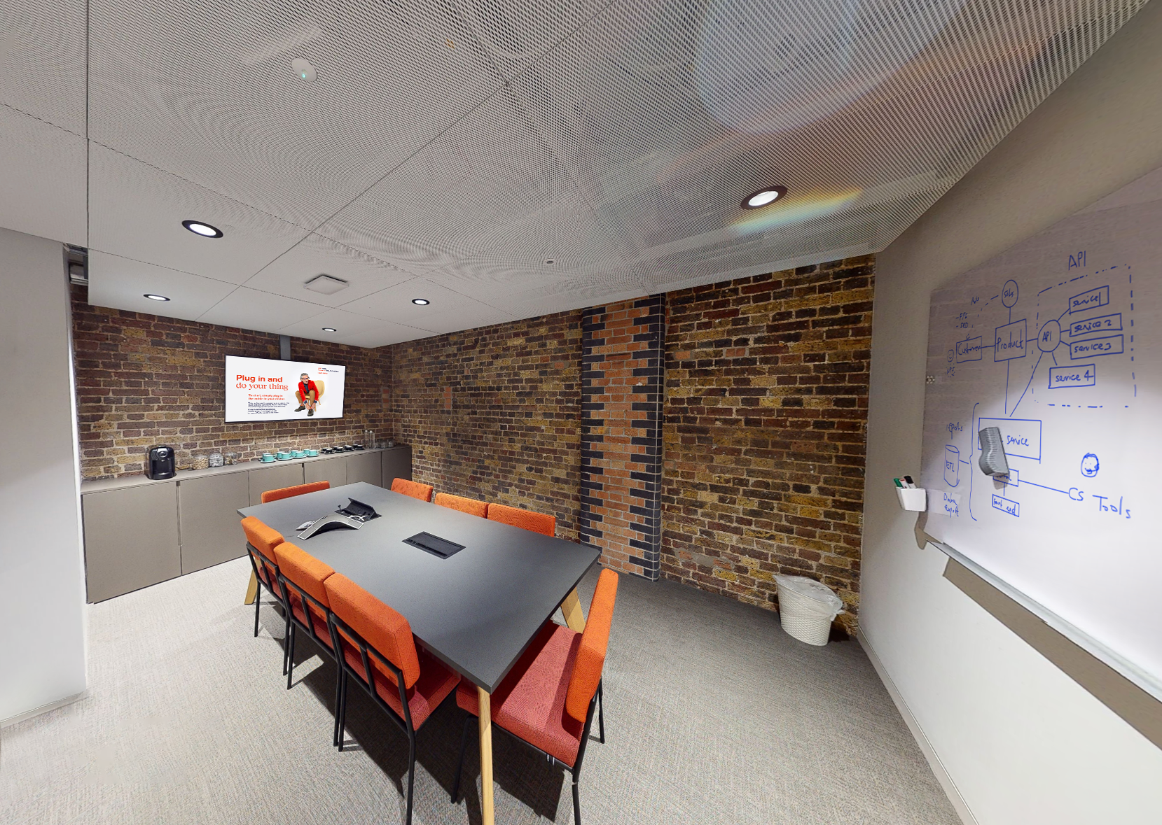 8 person meeting room
